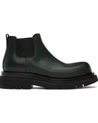 Bottega Veneta Green Low 'The Lug' Chelsea Boots Bottle