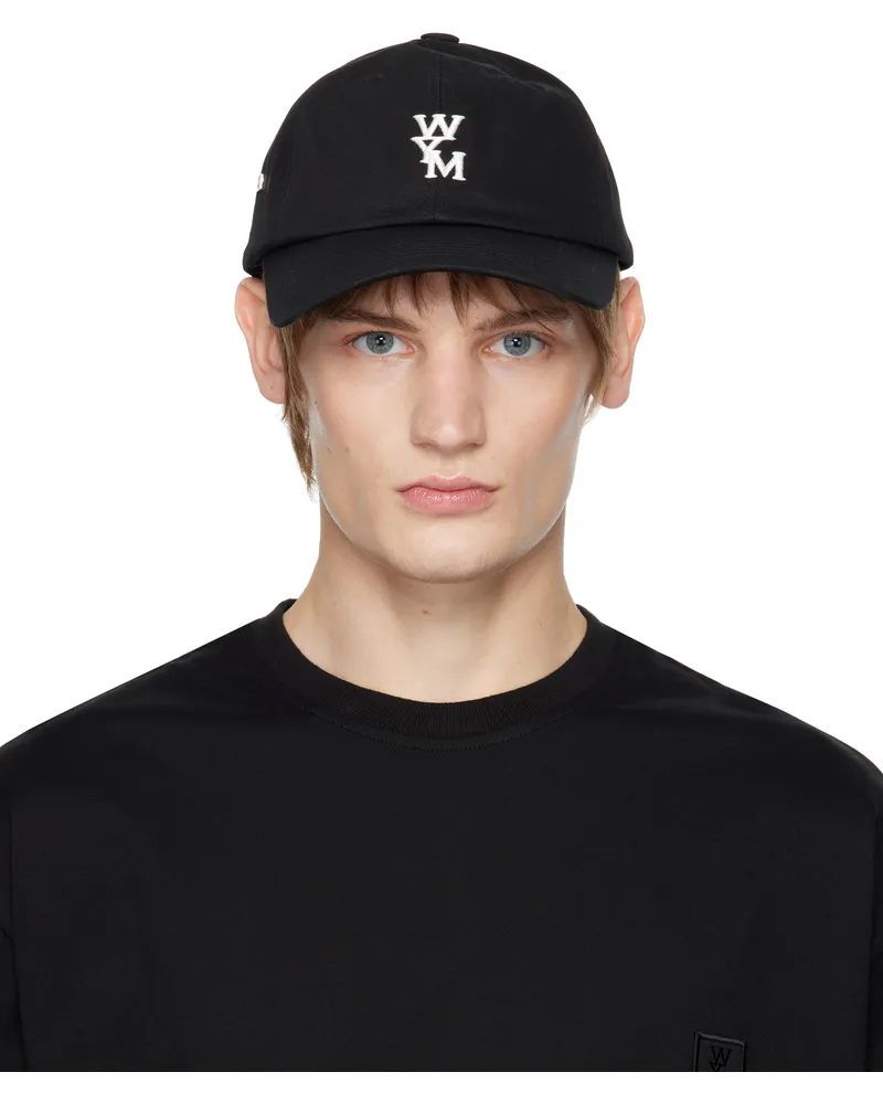 Wooyoungmi Black Logo Ball Cap 661b