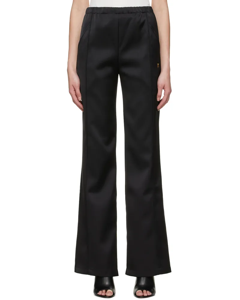 ATLEIN Black Polyester Trouseres C0114