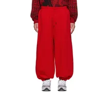 Red Baggy Bontan Lounge Pants