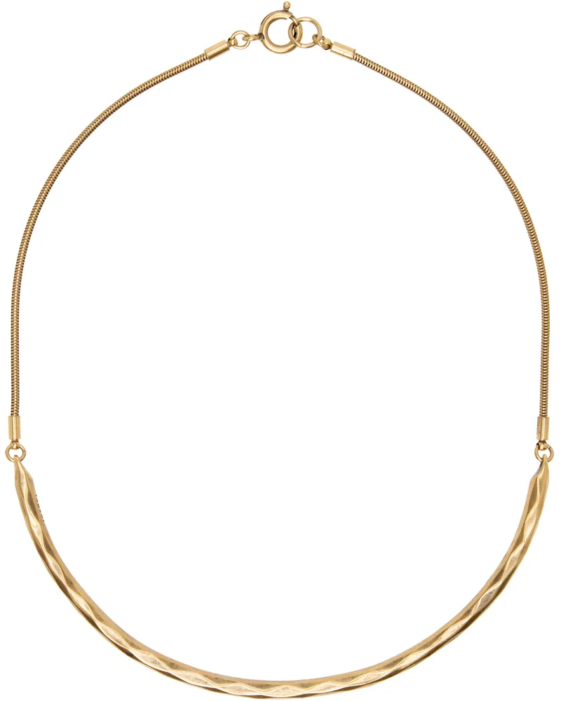 Isabel Marant Gold Short Choker Light