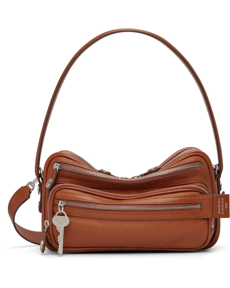 Acne Studios Brown Camero Party Shoulder Bag 295