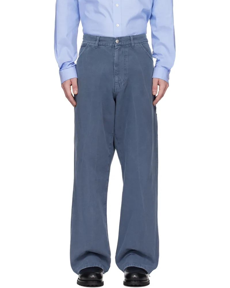 AMBUSH Blue Worker Trousers Blue