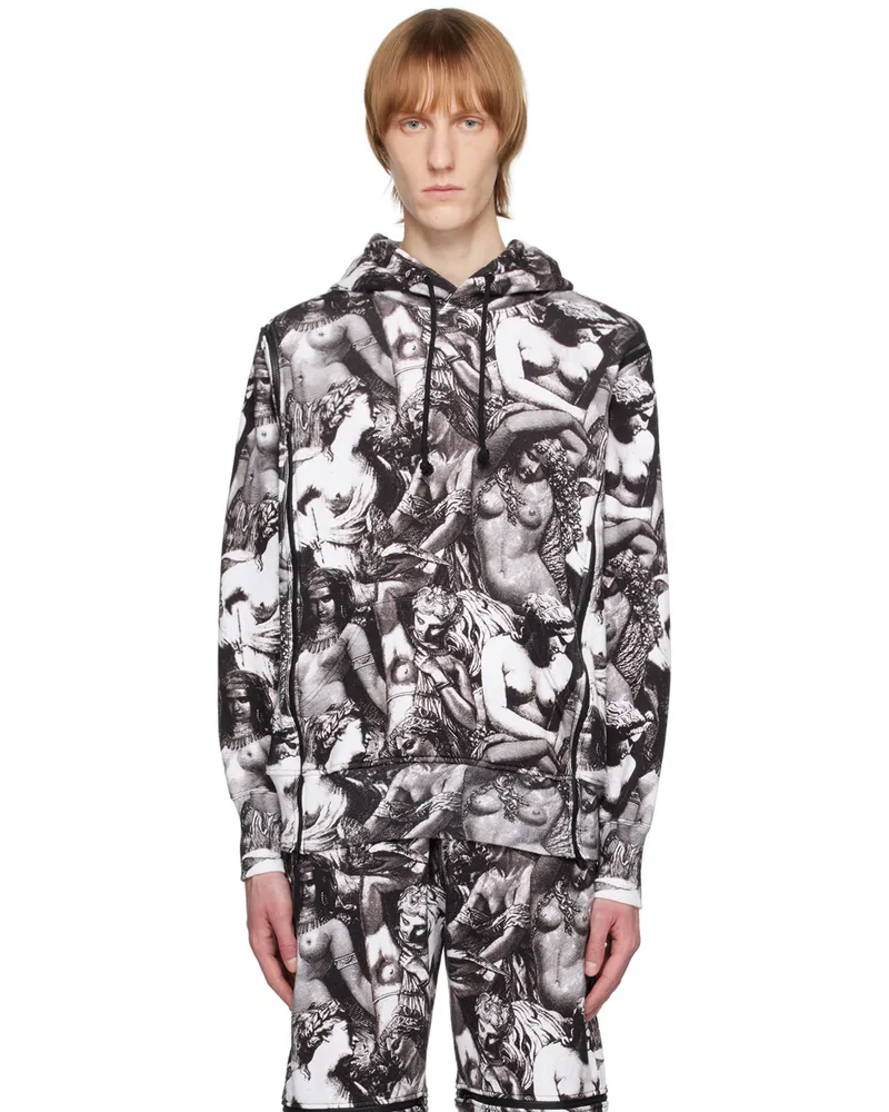 Undercover Black Convertible Hoodie Black