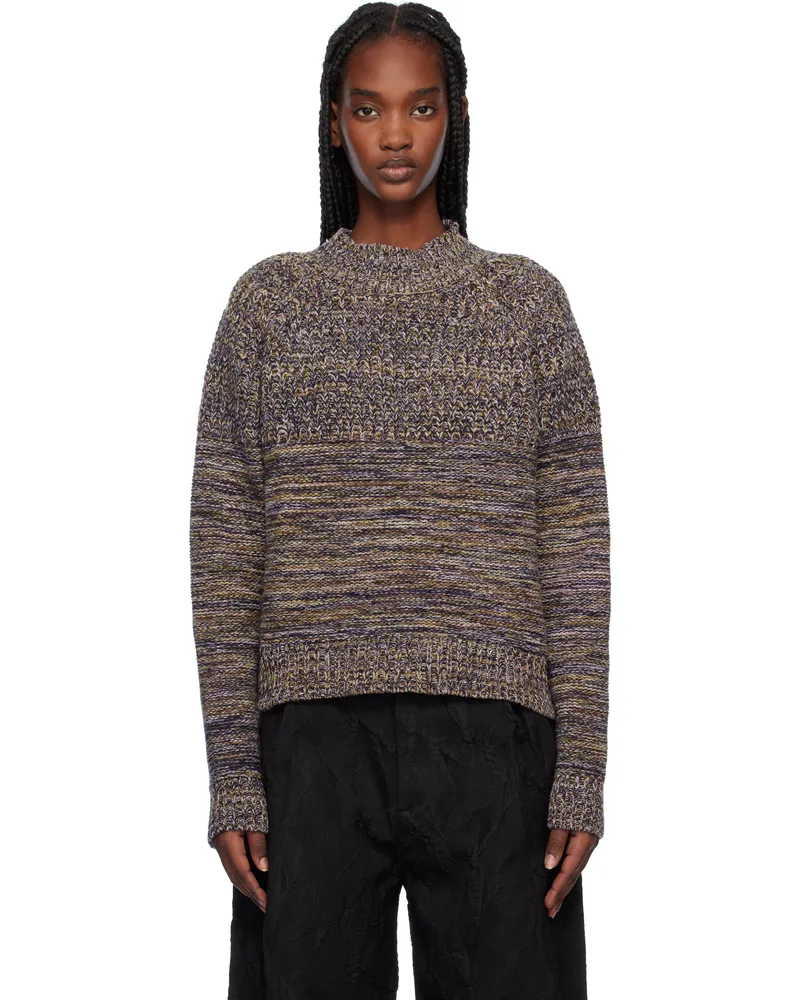 Henrik Vibskov Multicolor Six End Knit Sweater Black