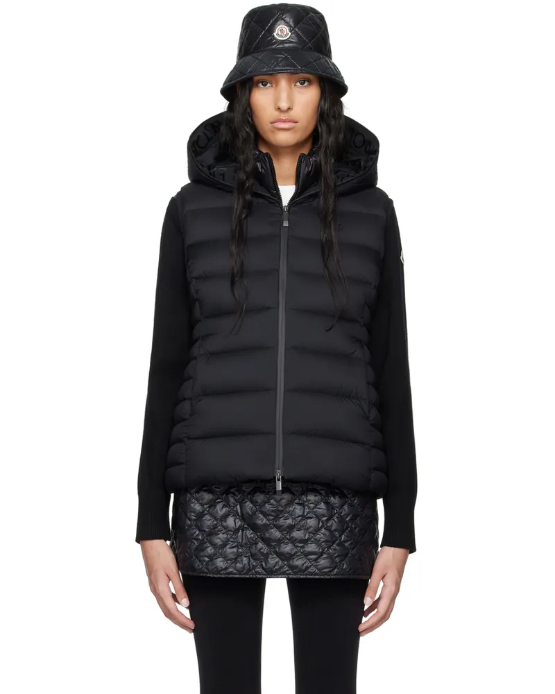 Moncler Black Barraux Down Vest 999