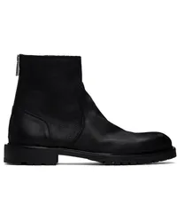 Paul Smith Black Leather Falk Boots Black