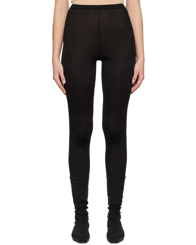 The Row Black Leggings Black