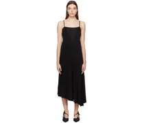 Black Contour Midi Dress
