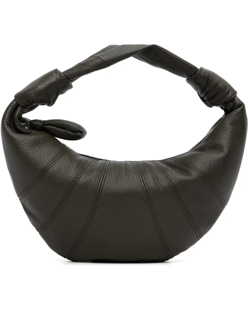 Christophe Lemaire Brown Mini Fortune Croissant Bag Gr132