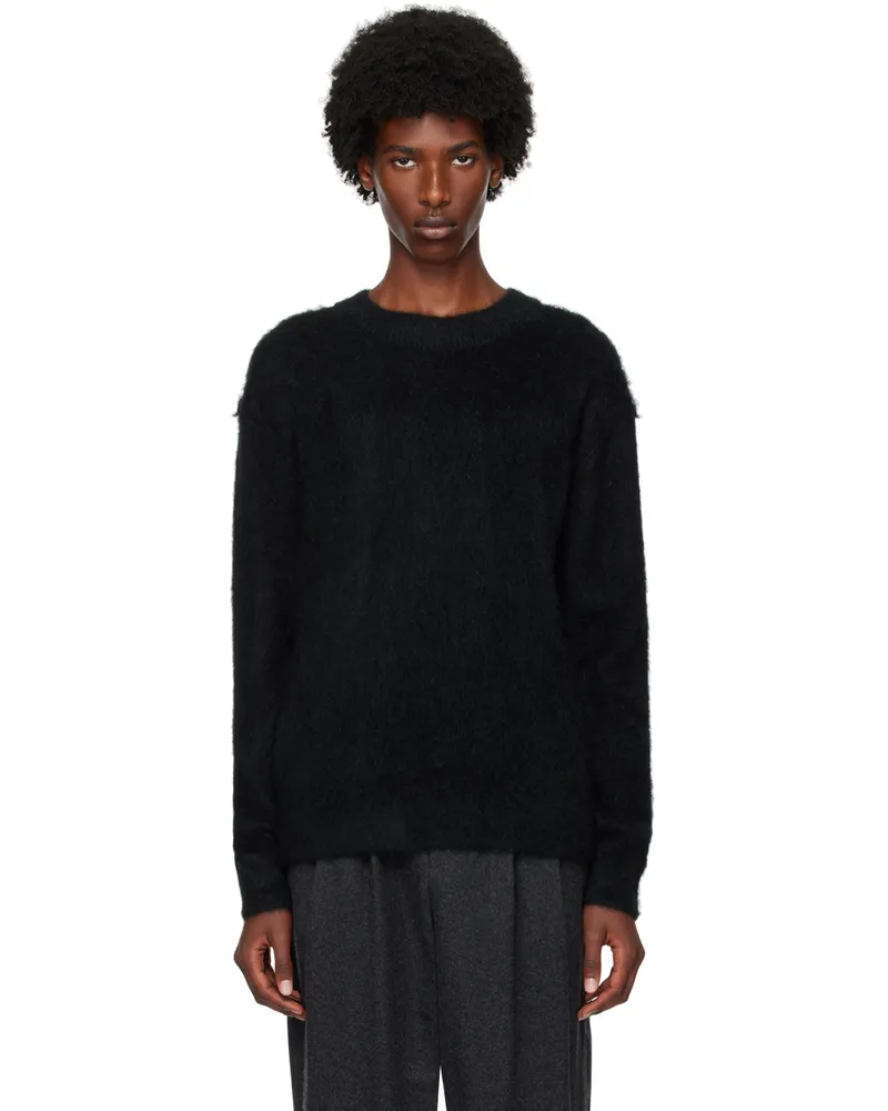 LE 17 SEPTEMBRE Black Crewneck Sweater Black