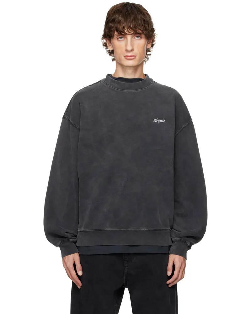 Axel Arigato Black Honor Washed Sweatshirt Black