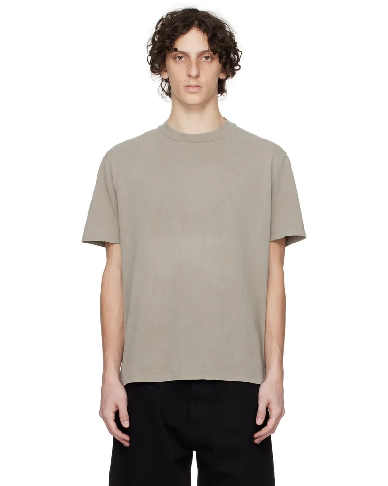 Our Legacy Gray Box T-shirt Worn