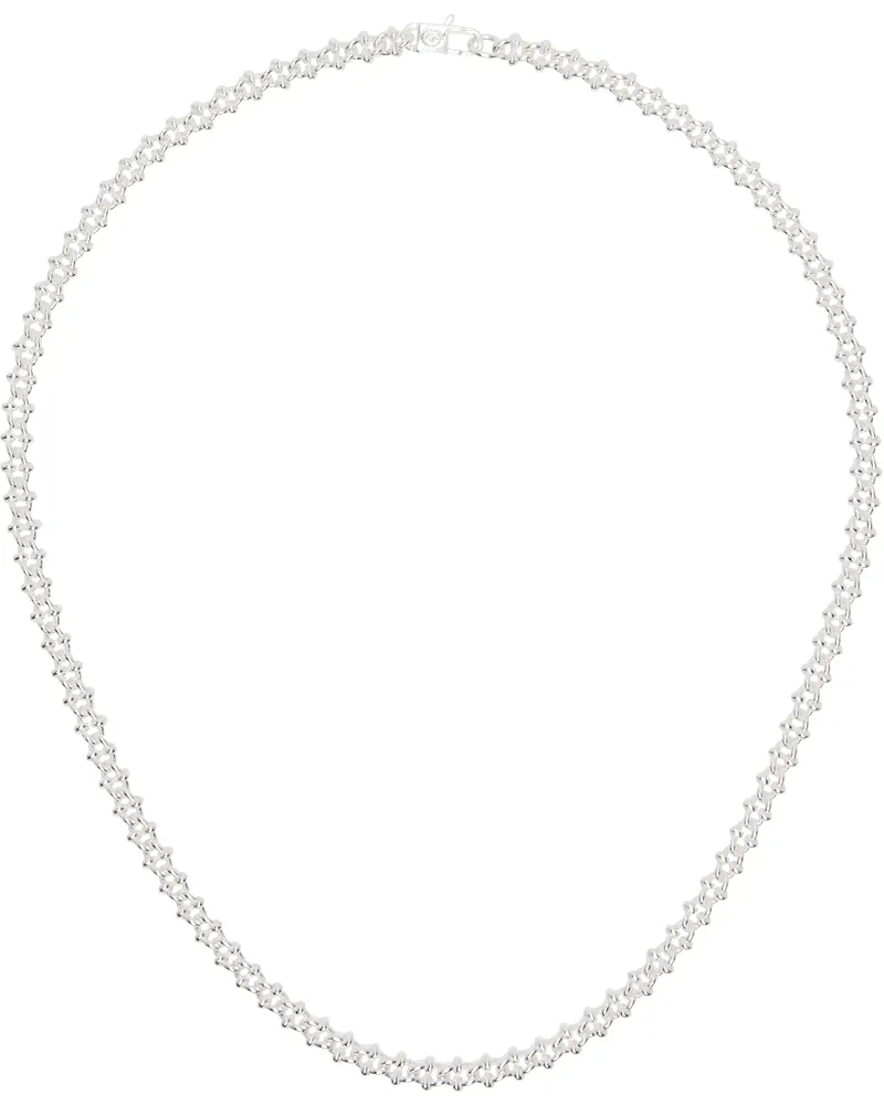 Hatton Labs Silver Areole Chain S Necklace Silver