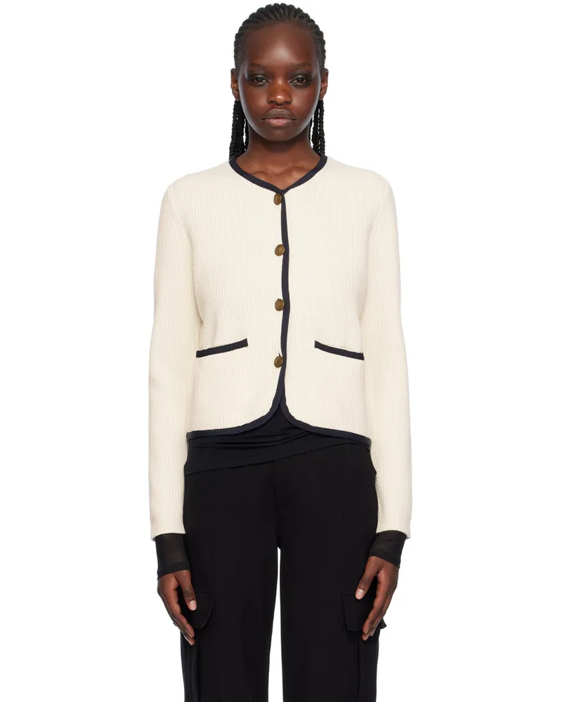 Rag & Bone Off-White Nancy Cardigan Ivory