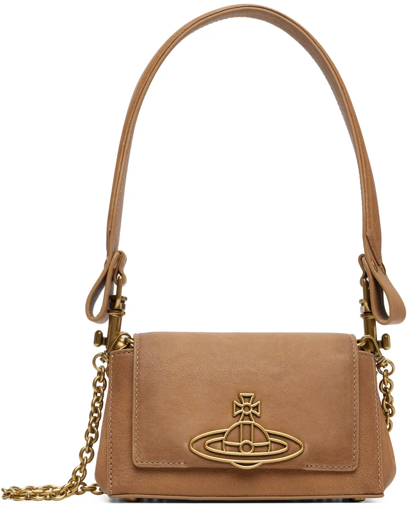 Vivienne Westwood Tan Hazel Small Bag C406