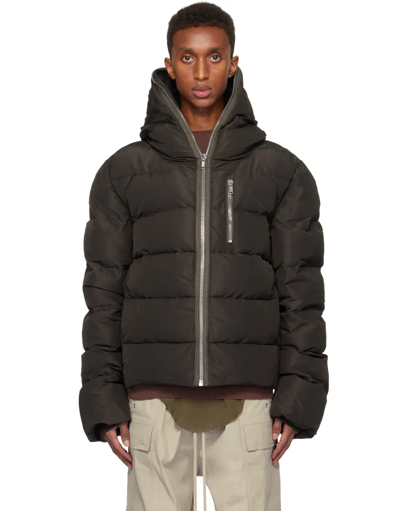 Rick Owens Gray Porterville Sealed Down Jacket 78