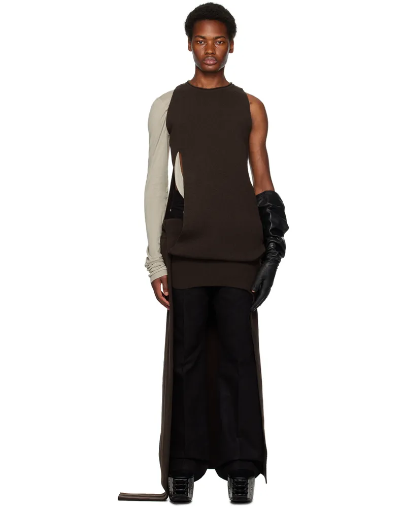 Rick Owens Brown Banana Sweater 04