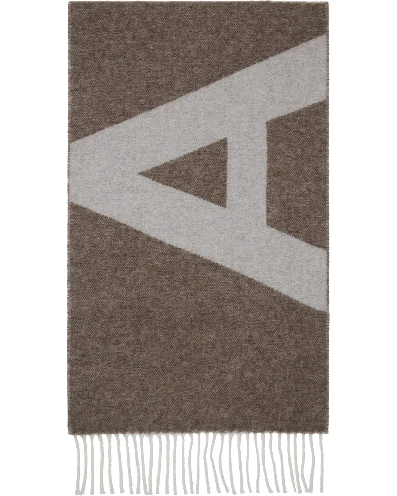 A.P.C. Brown & Off-White Malo Scarf Cai