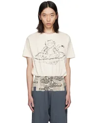 Vivienne Westwood Off-White Safety Pin Orb Classic T-Shirt Aw24-white