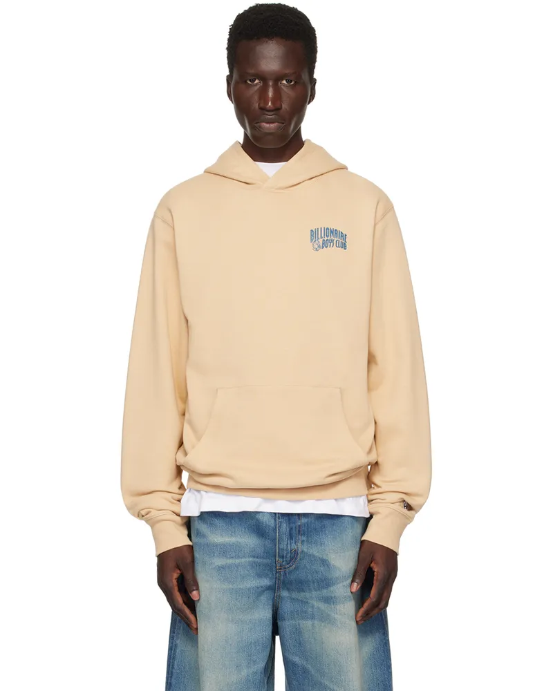 Billionaire Boys Club Beige Small Arch Logo Hoodie Sand