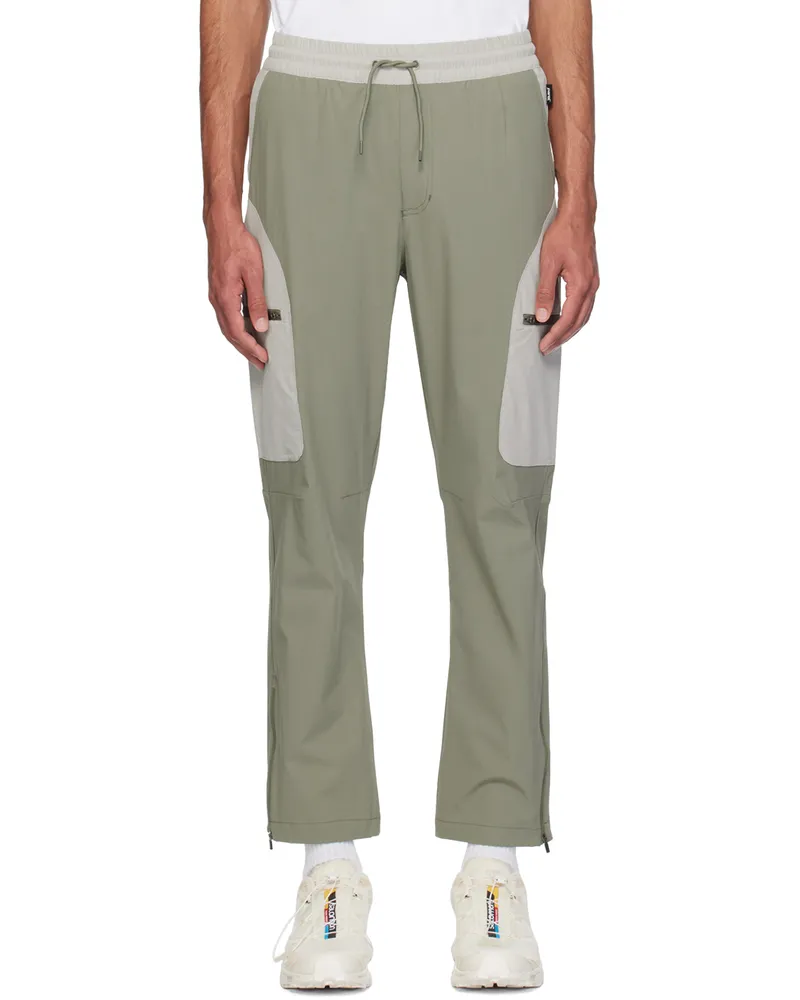 Parel Studios Green & Gray Vinson Cargo Pants Green