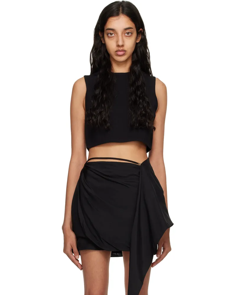 GAUGE81 Black Olesa Tank Top 100