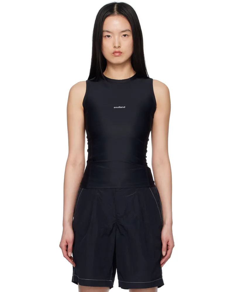Soulland Black Mira Tank Top Black
