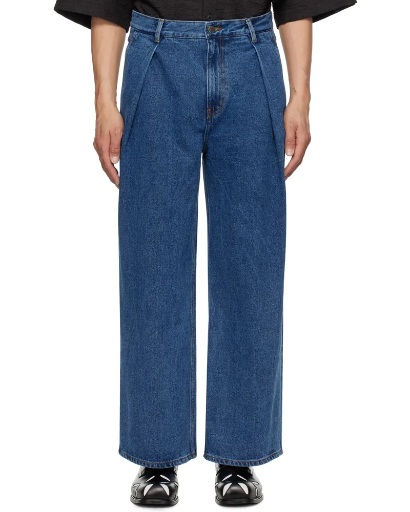 Adererror Blue Sig; TRS Tag 02 Jeans Blue