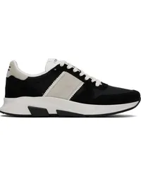 Tom Ford Black & Gray Jagga Sneakers Black