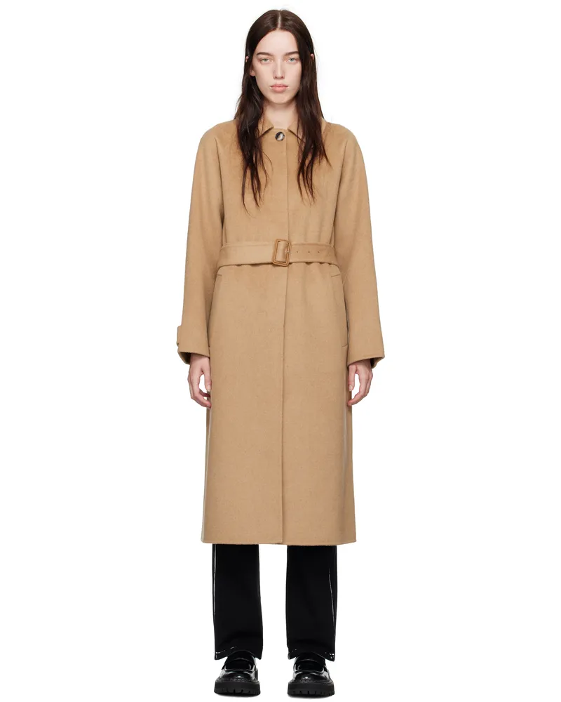 Proenza Schouler Tan Proenza Schouler White Label Juliette Coat 213