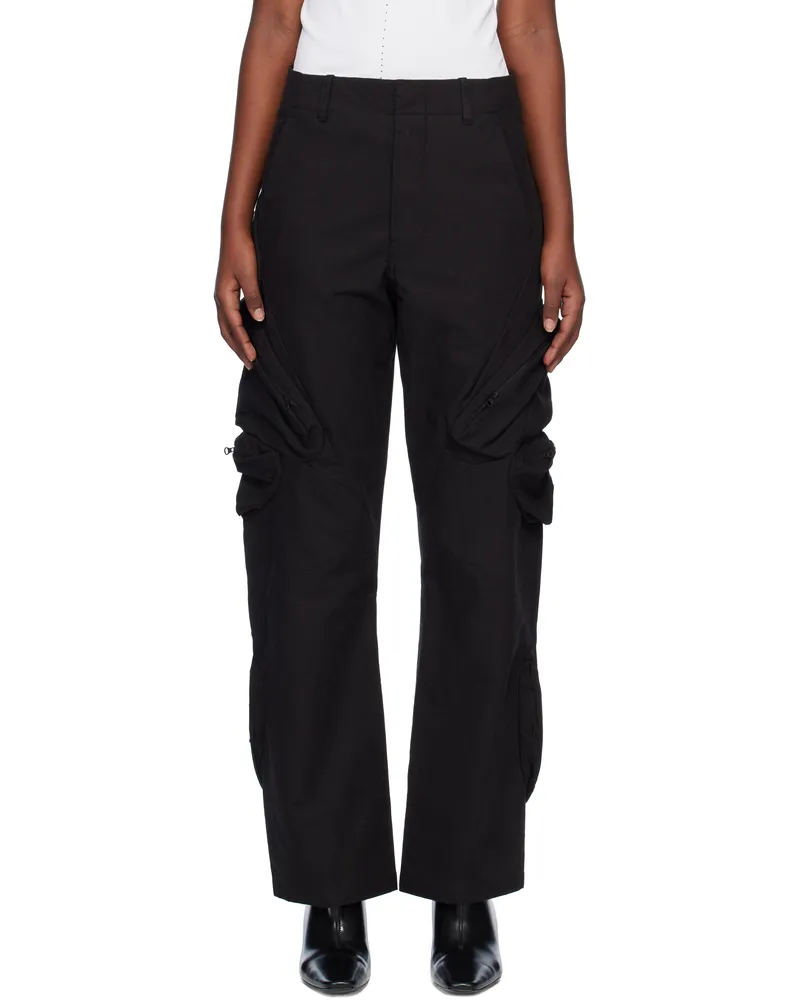 Post Archive Faction Black 7.0 Center Cargo Pants Black