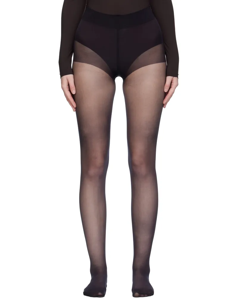 Wolford Black Pure 10 Tights 7005