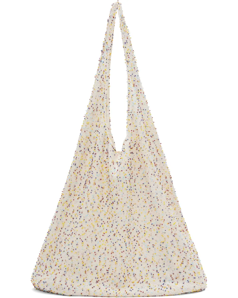 Gabriela Hearst Off-White Manasa Knit Bag Ivory