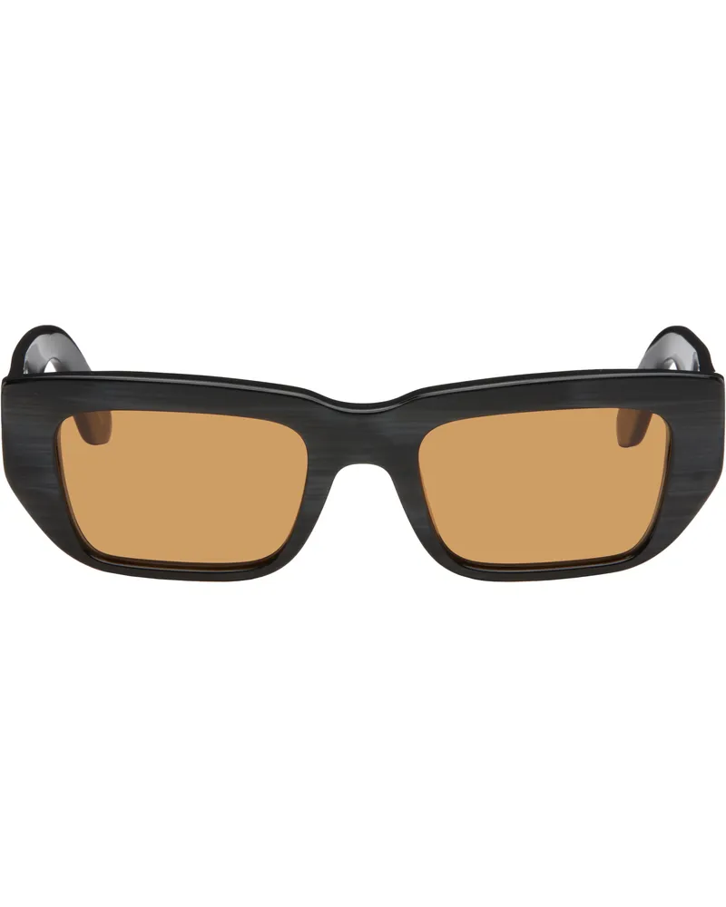 RETROSUPERFUTURE Gray Ra Sunglasses Black