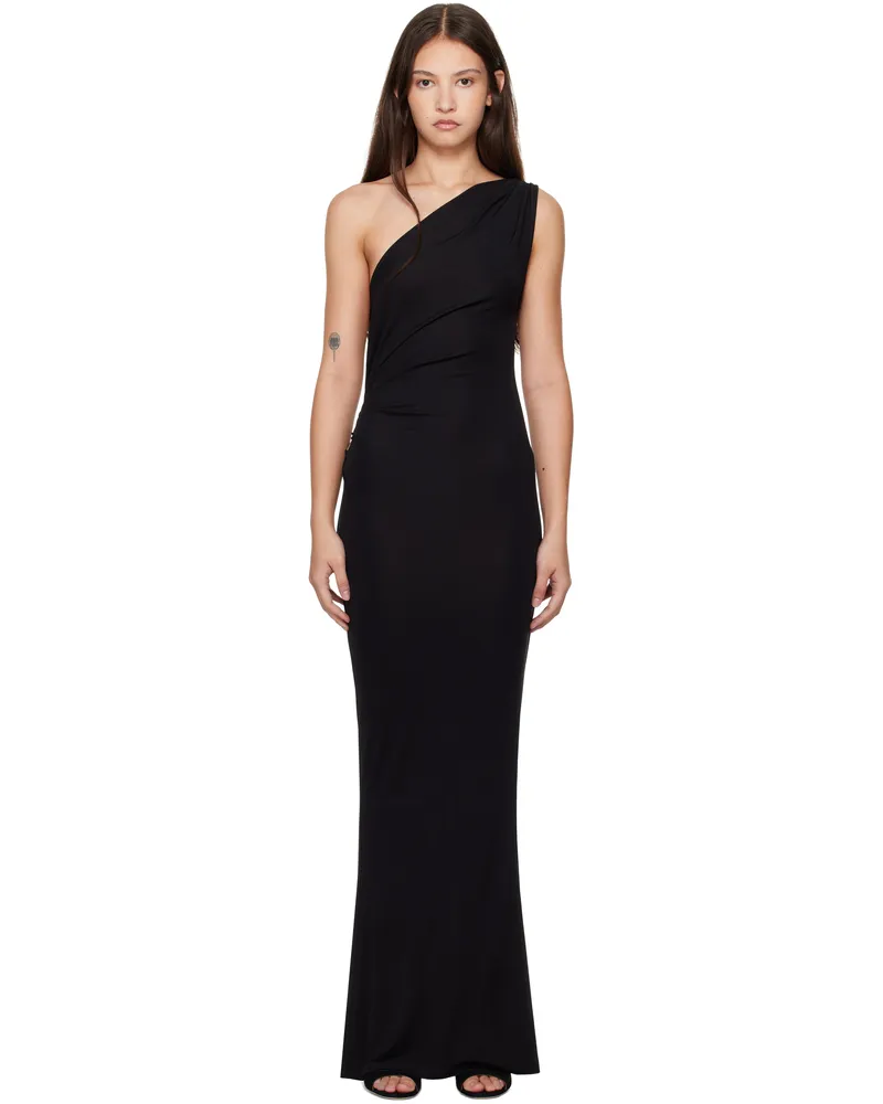 STAUD Black Zenith Maxi Dress Blk