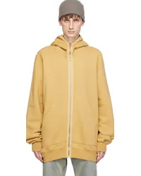 DRKSHDW by Rick Owens Yellow Jumbo Hoodie Mustard