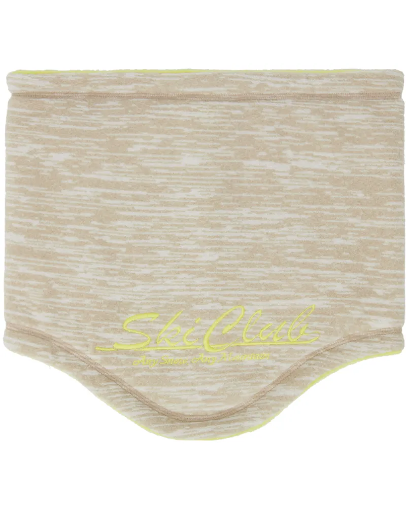 OPEN YY Beige Neck Warmer & Gloves Set Beige