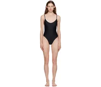 Black Scoop One-Piece Swimsuit