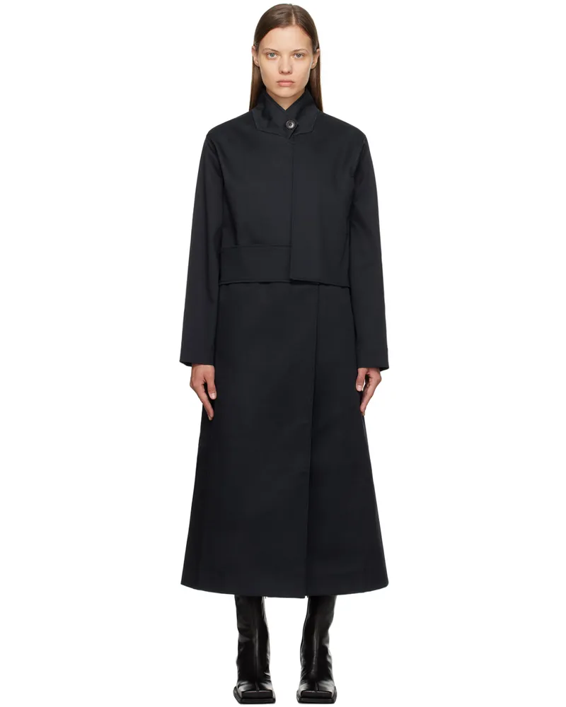 Henrik Vibskov Navy Dawn Coat Navy