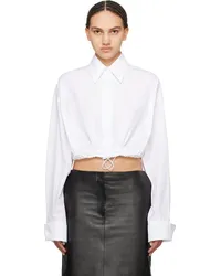 SPORTMAX White Sarong Shirt Optical