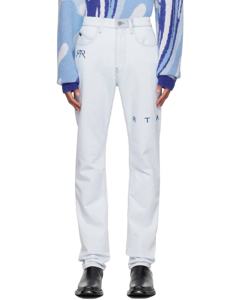 RTA Blue Slim Jeans Ice