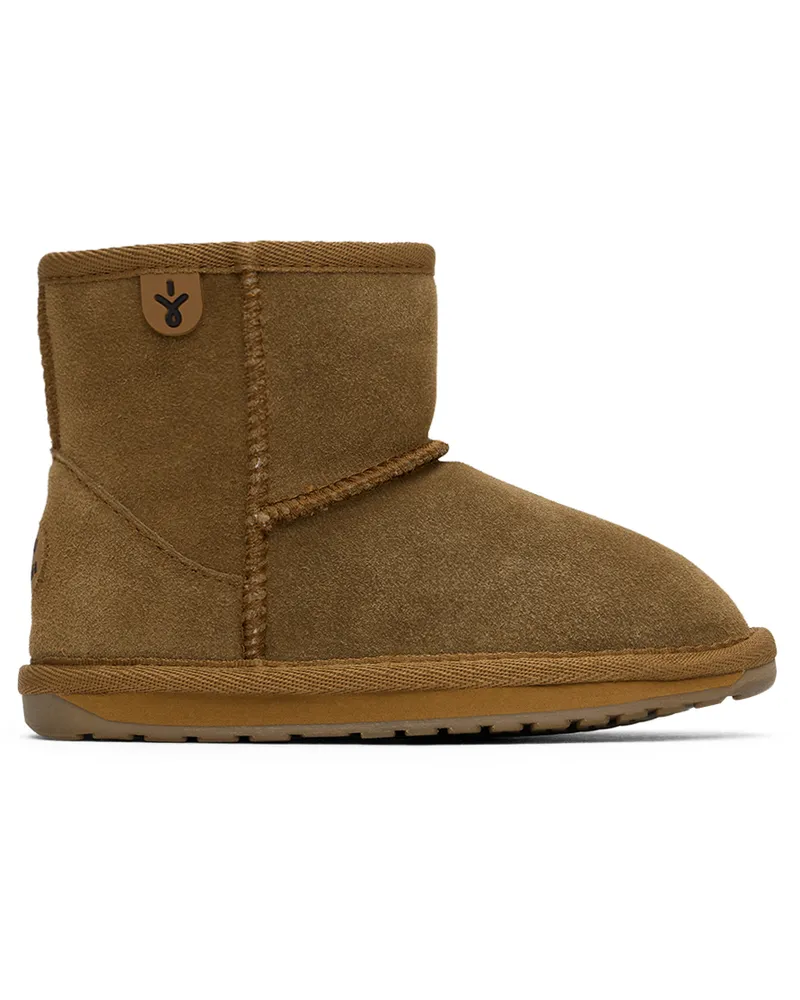 EMU Kids Tan Wallaby Mini Boots Chesnut