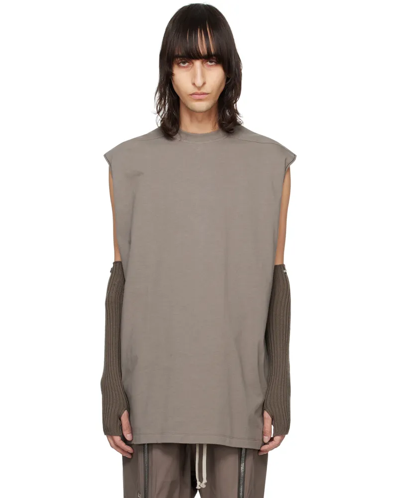 Rick Owens Gray Tarp T-Shirt 34