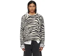Black & White Zebra Sweater