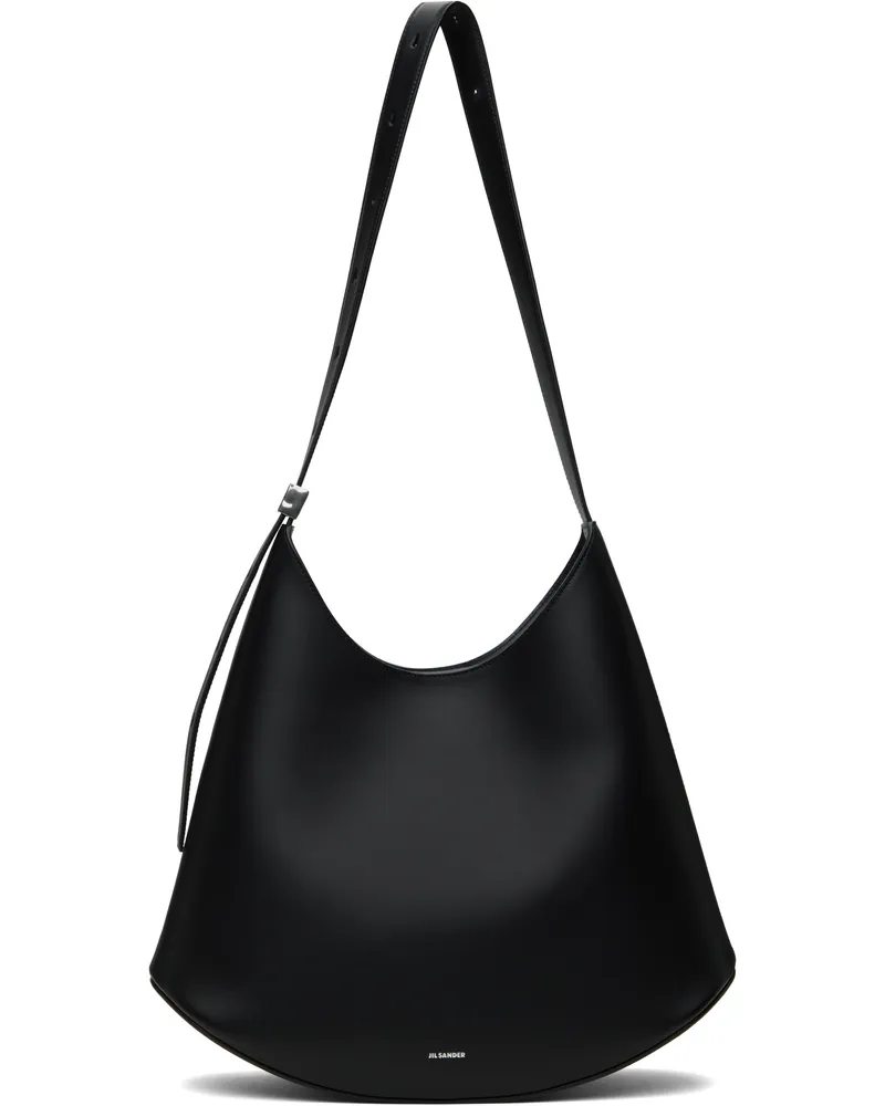 Jil Sander Black Eldorado Medium Bag 001