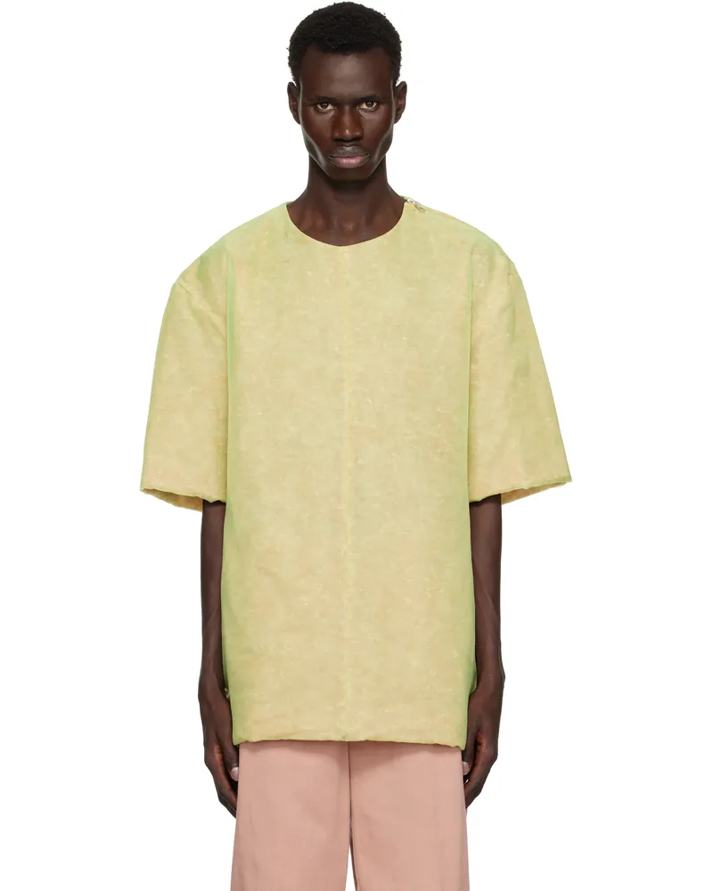 Dries van Noten Green Organza T-shirt 601