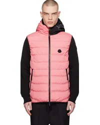 Moncler Pink Nuberia Down Vest Desert