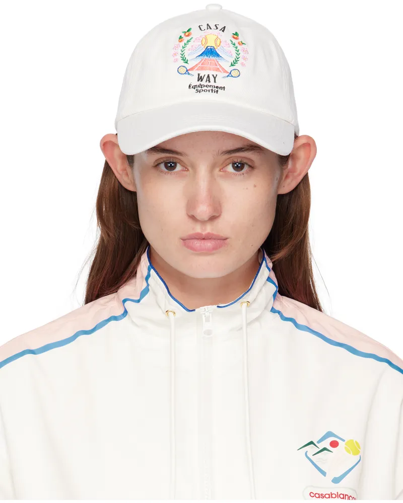 Casablanca Paris White 'Casa Way' Mountain Cap White