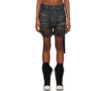 Gray Geth Denim Shorts
